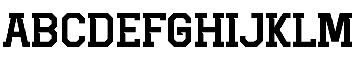 Fullback Force Font UPPERCASE