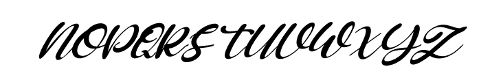 Fullmoon Italic Font UPPERCASE