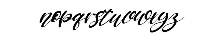 Fullmoon Italic Font LOWERCASE