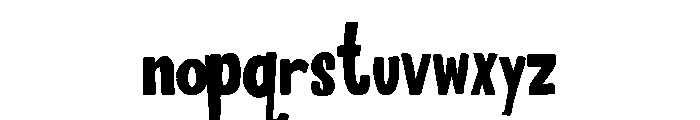 Fun Time with Me Regular Font LOWERCASE