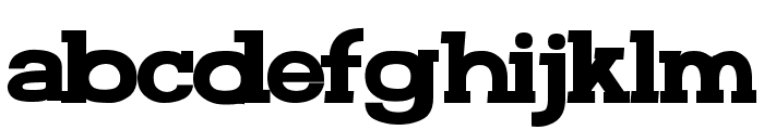 FunZone Two Serif Bold Font LOWERCASE
