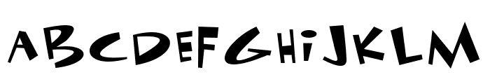 Funhouse Font UPPERCASE