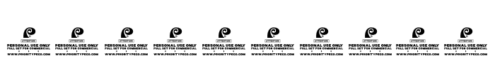 Funk Gibson DEMO Outline Font OTHER CHARS