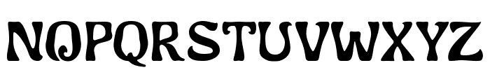 Funkley Free Regular Font UPPERCASE