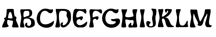 FunkleyFree-Regular Font UPPERCASE