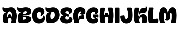 Funky Bird PERSONAL USE Regular Font UPPERCASE