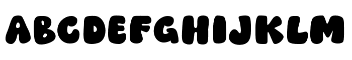 Funky Catch Font UPPERCASE