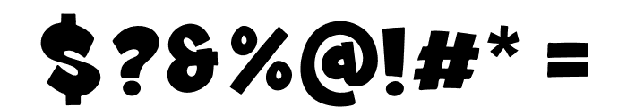Funky Crack Font OTHER CHARS