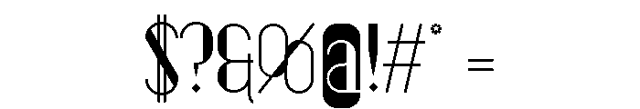 Funky Foodie Doodie Thin Font OTHER CHARS