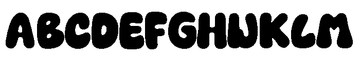 Funky Glitz Font UPPERCASE