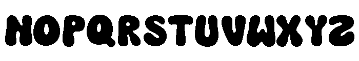 Funky Glitz Font UPPERCASE