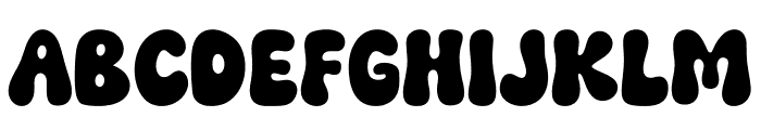 Funky Smile Regular Font UPPERCASE