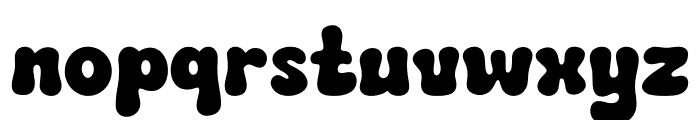Funky Smile Regular Font LOWERCASE