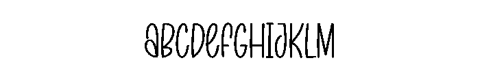 Funny Christmas Font UPPERCASE