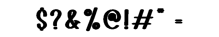 Funny Days Font OTHER CHARS