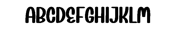Funny Days Font UPPERCASE