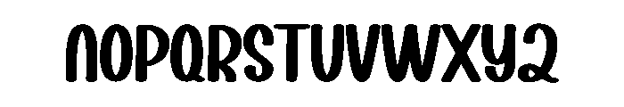 Funny Days Font UPPERCASE