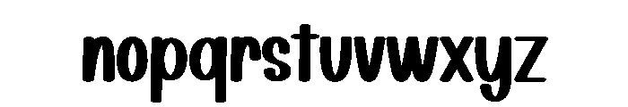 Funny Days Font LOWERCASE