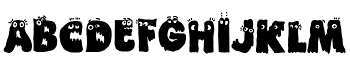 Funny Death Font LOWERCASE