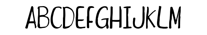 Funny Duck Font UPPERCASE