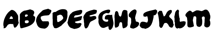 Funny Pages Funky Font UPPERCASE