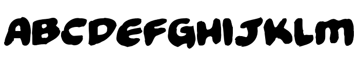 Funny Pages Funky Font LOWERCASE