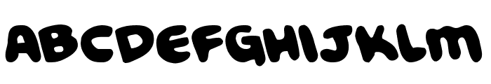 Funny Pages Leftalic Font LOWERCASE