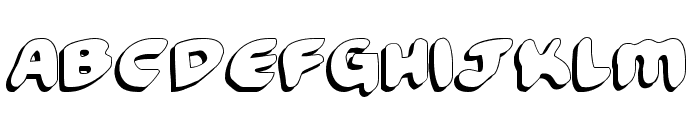 Funny Pages Shadow Font LOWERCASE