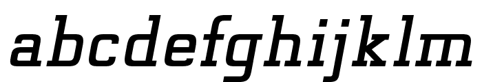 Funtauna Bold Oblique Font LOWERCASE