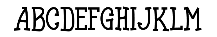 Funyard Font UPPERCASE