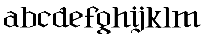 Furia & Venganza Font LOWERCASE