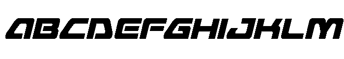 Furian Compact Italic Font UPPERCASE