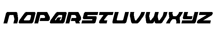 Furian Compact Italic Font UPPERCASE