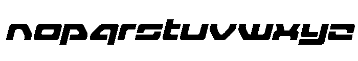 Furian Compact Italic Font LOWERCASE