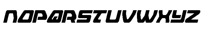 Furian Condensed Italic Font UPPERCASE