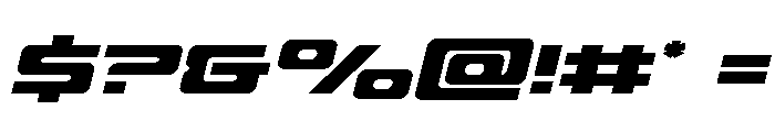 Furian Expanded Italic Font OTHER CHARS