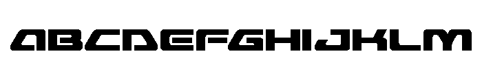 Furian Expanded Font UPPERCASE