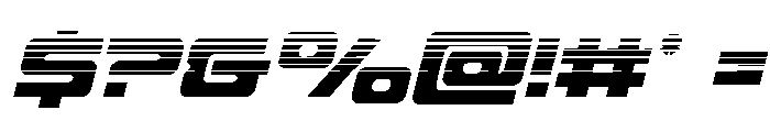 Furian Halftone Italic Font OTHER CHARS