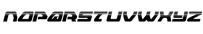 Furian Halftone Italic Font UPPERCASE