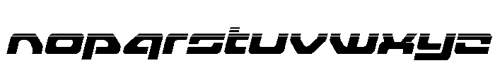 Furian Halftone Italic Font LOWERCASE