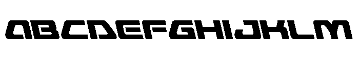 Furian Leftalic Font UPPERCASE