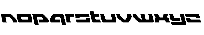 Furian Leftalic Font LOWERCASE