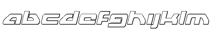Furian Outline Italic FONT