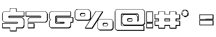 Furian Outline Font OTHER CHARS