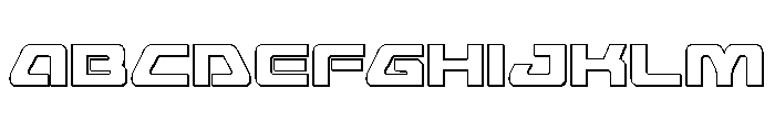 Furian Outline Font UPPERCASE