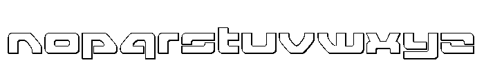 Furian Outline Font LOWERCASE