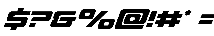 Furian Super-Italic Font OTHER CHARS