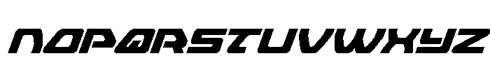 Furian Super-Italic Font UPPERCASE