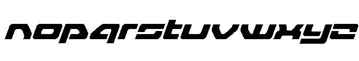 Furian Super-Italic Font LOWERCASE