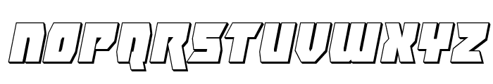 Furiosa 3D Italic Font UPPERCASE